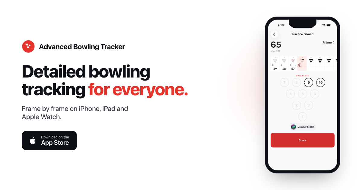 Advanced Bowling Tracker - Frame-by-Frame Score Tracking for iOS